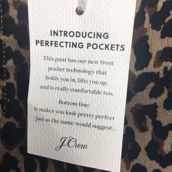 J Crew Leopard Print 10” High-Rise Toothpick Jean - Picture 5 of 5